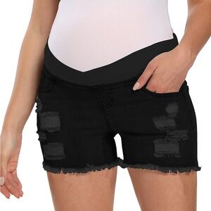 Maternity Ripped Women’s Shorts